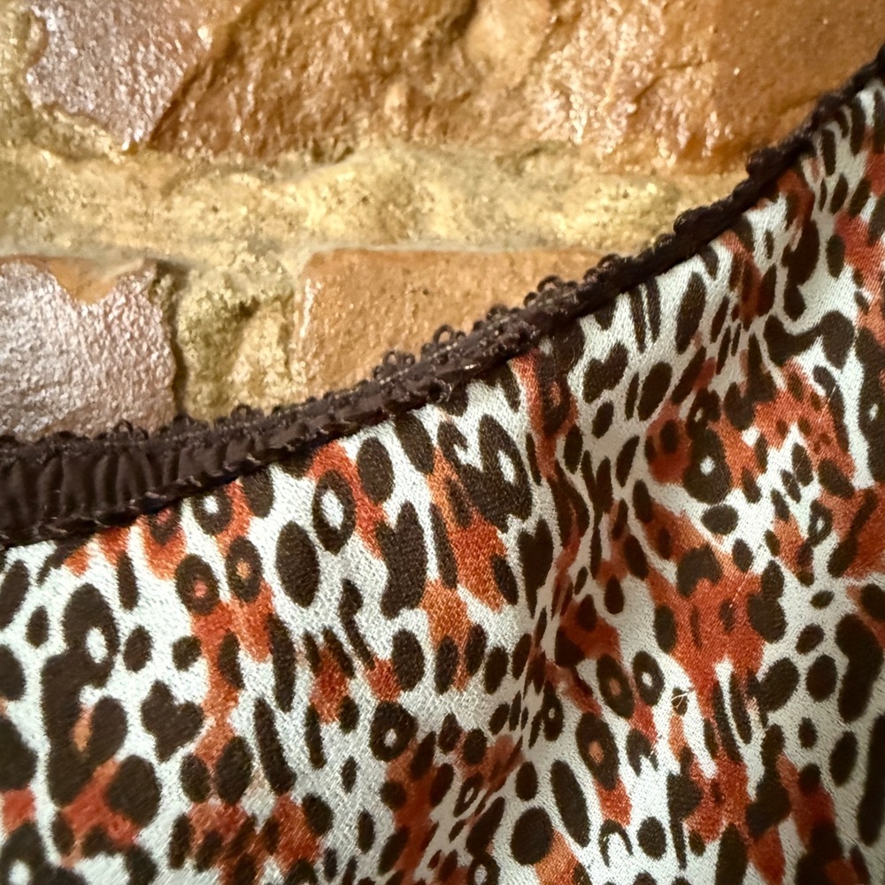 Mini Leopard / Cheeta Print A-Line Skirt - Picture 4 of 4
